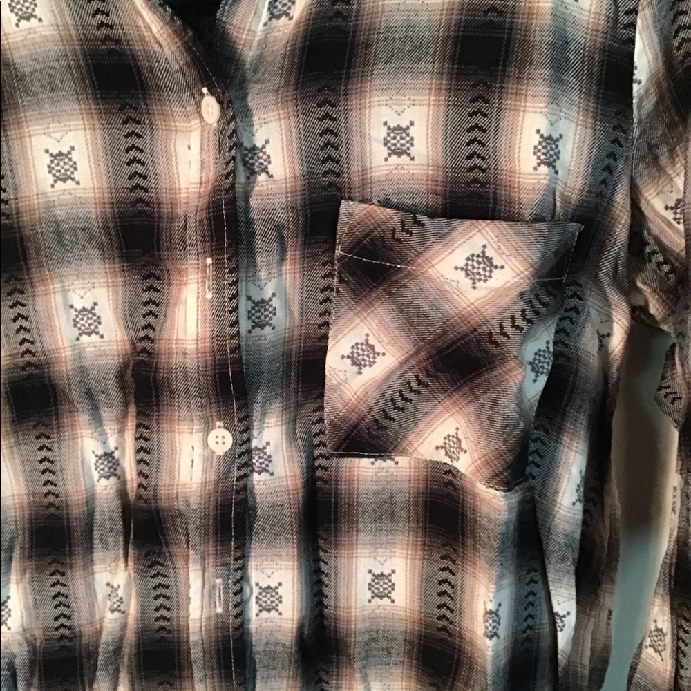 Plaid button down - Picture 2 of 2
